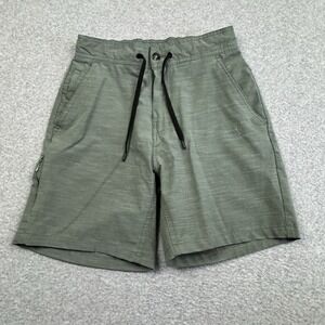 Trunks Multipurpose Shorts Mens Small Elastic Waist Drawstring Poly Blend Hiking